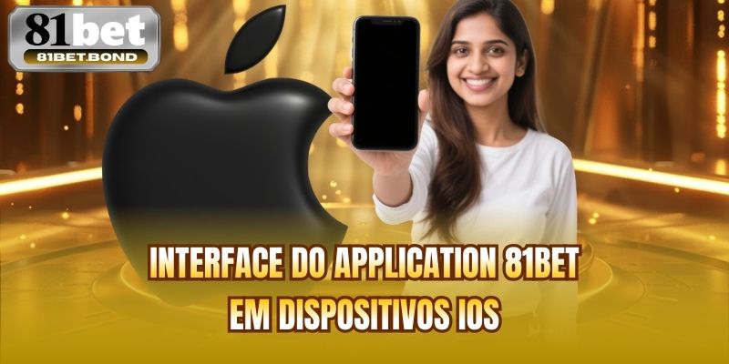Interface do application 81BET em dispositivos iOS